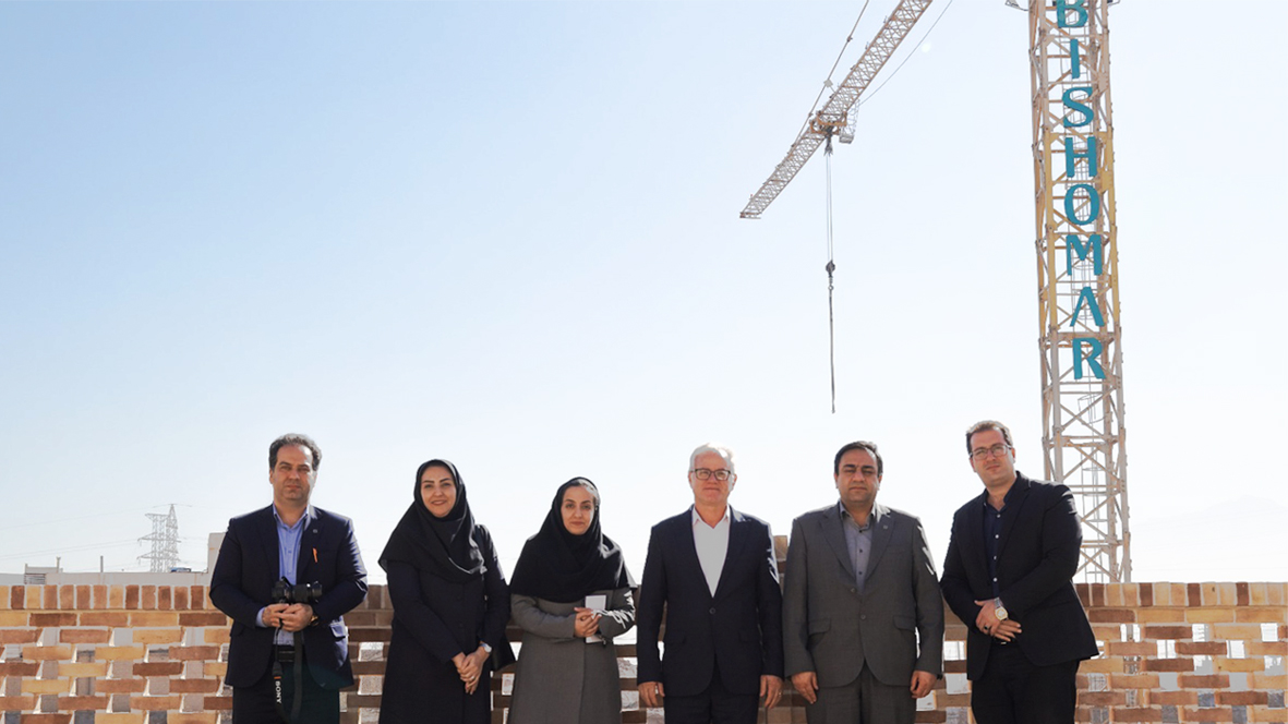 بازدید مدیران ارشد بانک مسکن استان از پروژه های گروه بیشمار